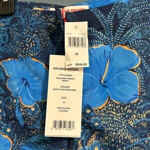 Orlebar Brown Blue Floral Swim Shorts